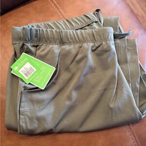 Healing Hands Olive Green Women's Pants